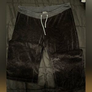 Black Boot Cut Flare Pants with Elastic Waistband